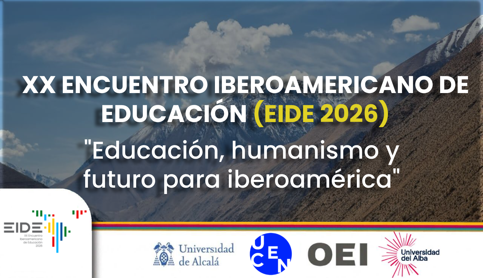 XX Encuentro Iberoamericano de Educación (EIDE 2026) — jornadas presenciales